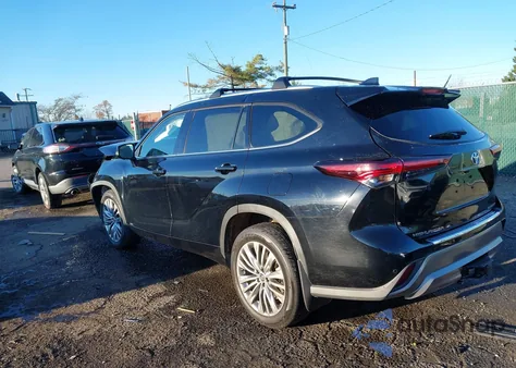 2024 Toyota Highlander Hybrid Platinum из США, поврежденный, VIN 5TDEBRCH4RS637554